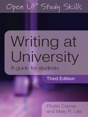 cover image of Writing at University